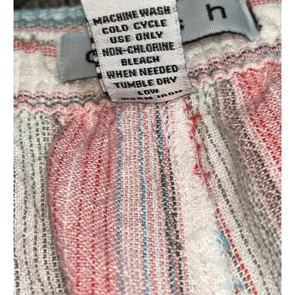 Dash Womens Striped Linen Blend Shorts Size 1X - Picture 4 of 4